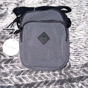 G VaVa Collection by Fefa Leather Goods Gray Crossbody Bag